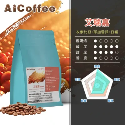 AICoffee_極淺焙_咖啡豆_艾瑞嘉-AIC-BAY 艾瑞嘉 精品咖啡豆 (230g/袋)