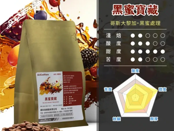 黑蜜寶藏 精品咖啡豆 (230g/袋)